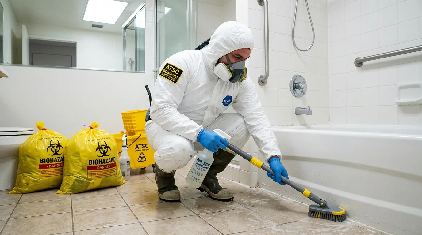 Decontamination equipment deployed for Blood Cleanup in Noblesville